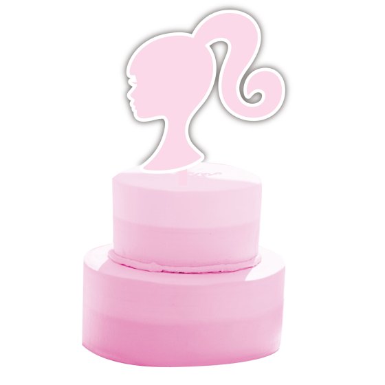 Barbie acrylic cake topper pink – birthday party decoration australia