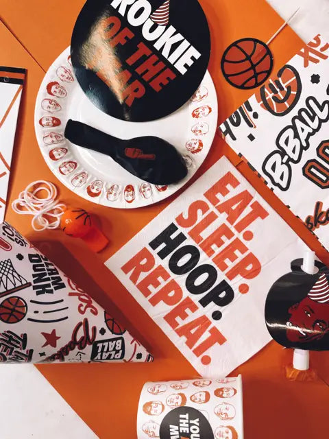 Born 2 Ball Party Pack tableware and decorations party supplies Australia