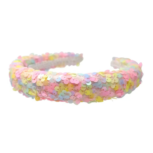 colourful sequin headband – kids hair accessory gift aus