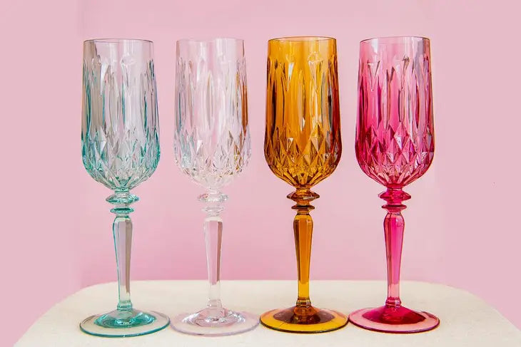 lilac champagne glasses for birthdays bridal showers party décor AU

