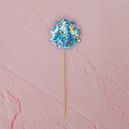 blue mermaid shell cake topper under the sea cake decoration Australia
