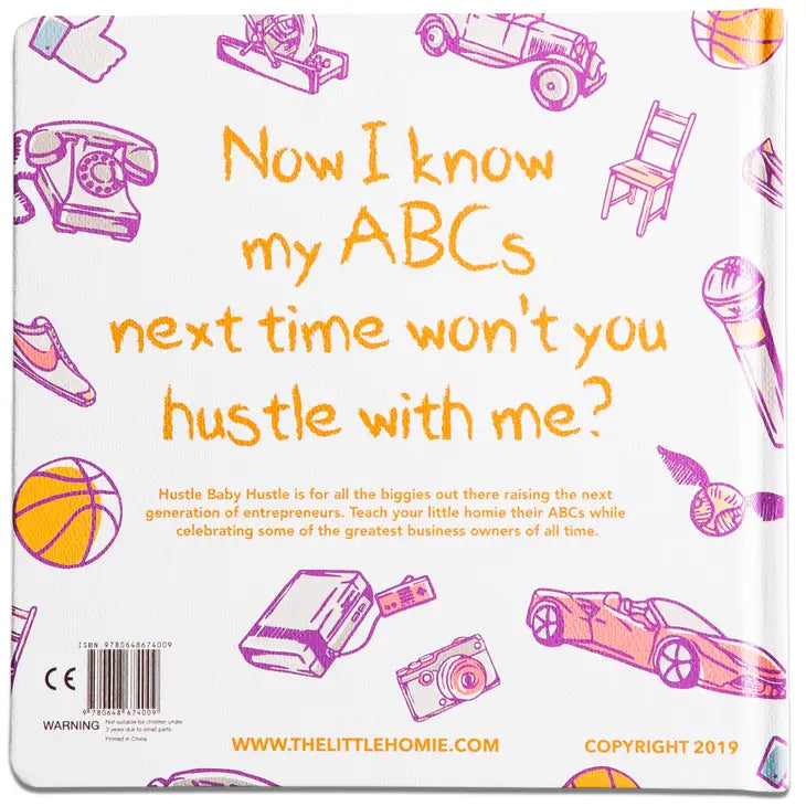Children’s book Hustle Baby Hustle motivational kids gift idea