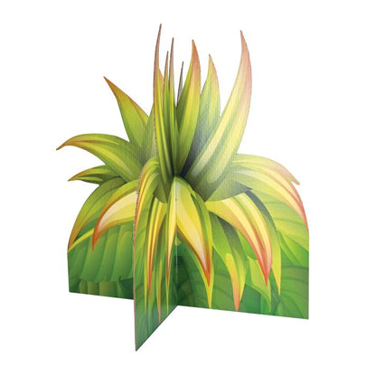 3D tropical grass prop party decoration