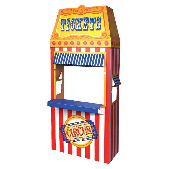 3D circus ticket booth prop – carnival party decoration australia