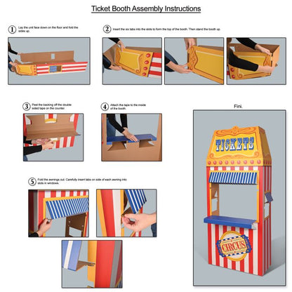 circus booth prop for parties – event décor australia