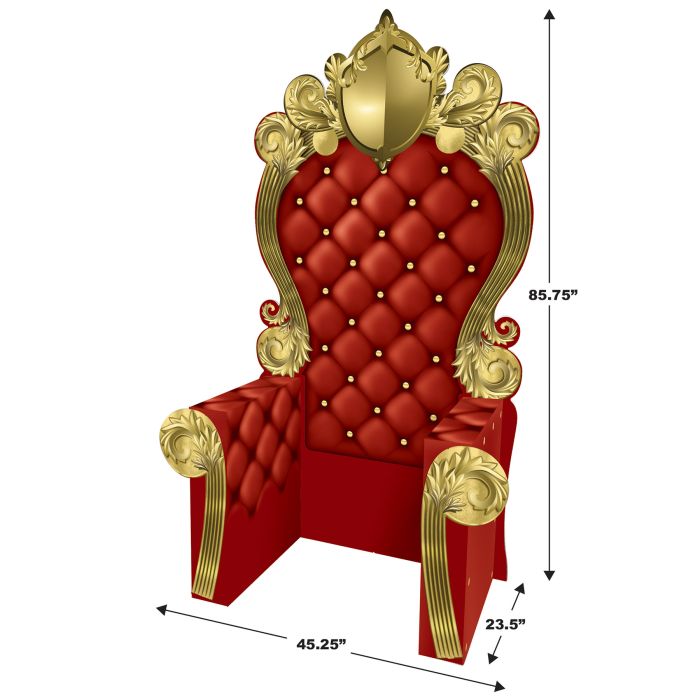life-size throne party prop – celebration décor australia