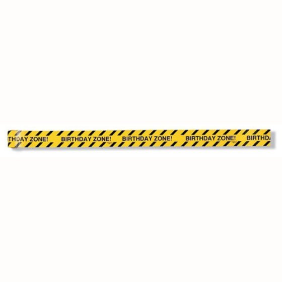 Construction birthday warning tape 13.7m party decorations Australia
