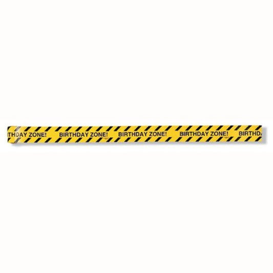 Construction birthday warning tape 13.7m party decorations Australia
