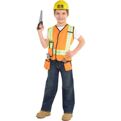 Construction Worker Kids Costume - party costumes and dress ups from Party & Pout Australia