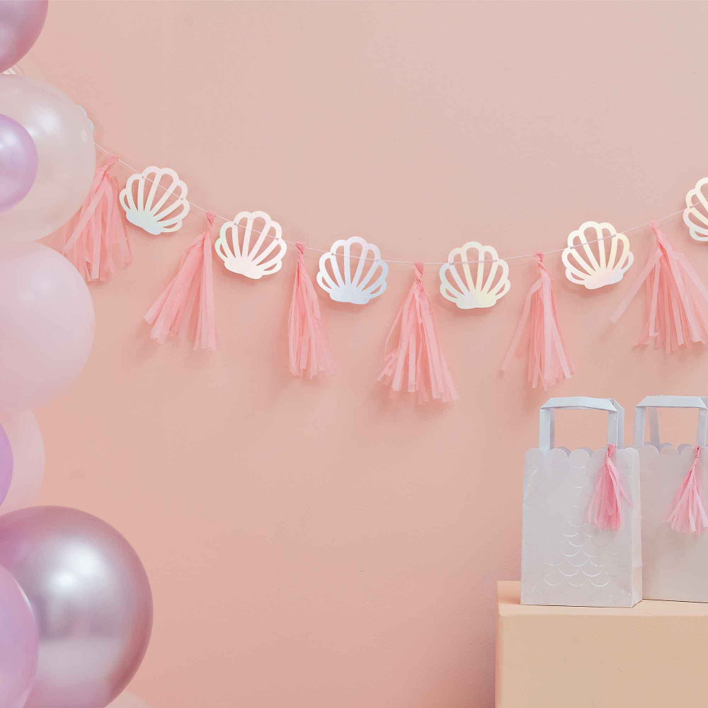 Mermaid Birthday Party Bunting - banners, bunting and hanging decorations from Party & Pout Australia