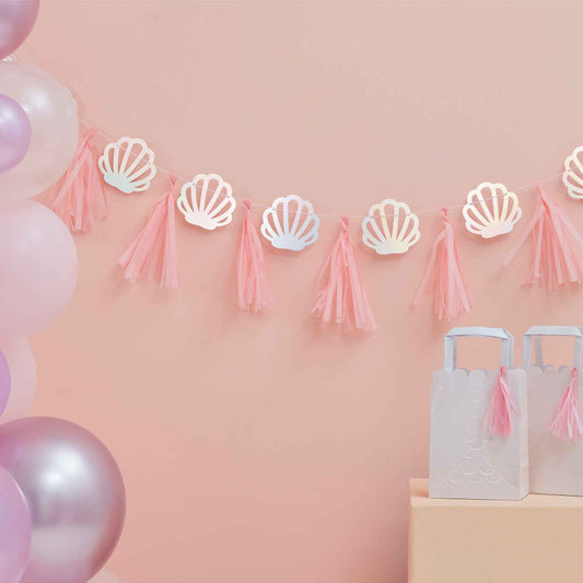 Mermaid Birthday Party Bunting - banners, bunting and hanging decorations from Party & Pout Australia