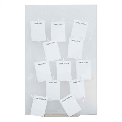 wedding table plan kit acrylic board find your seat sign for events and receptions
