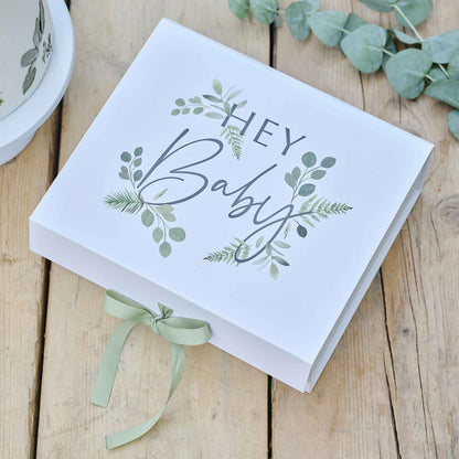hey baby gift box botanical baby shower new born gift box party and pout australia