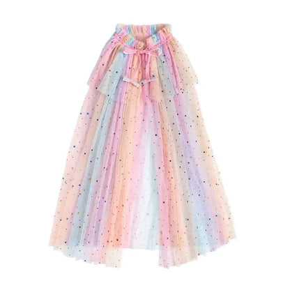 Pastel Rainbow Sprakles Kids Cape Costume Dress Up - party costumes and dress ups from Party & Pout Australia