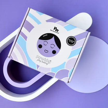 Vegan kids makeup gift kit pink play makeup present for children