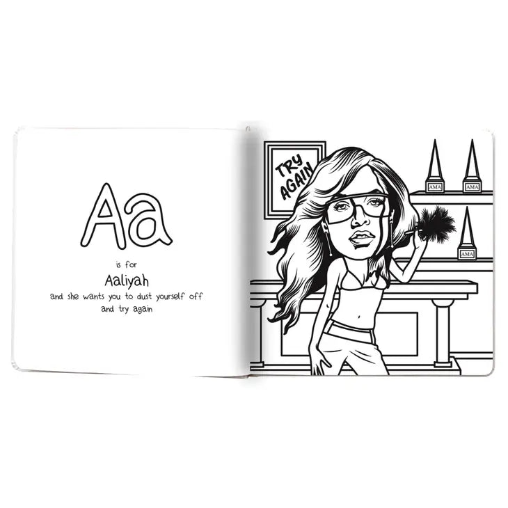 Hip hop themed alphabet colouring book children’s gift