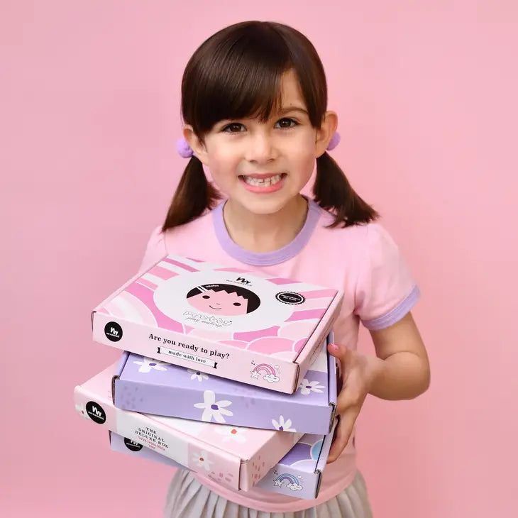 Nisha Pink kids play makeup goody pack with eyeshadow blush nail stickers