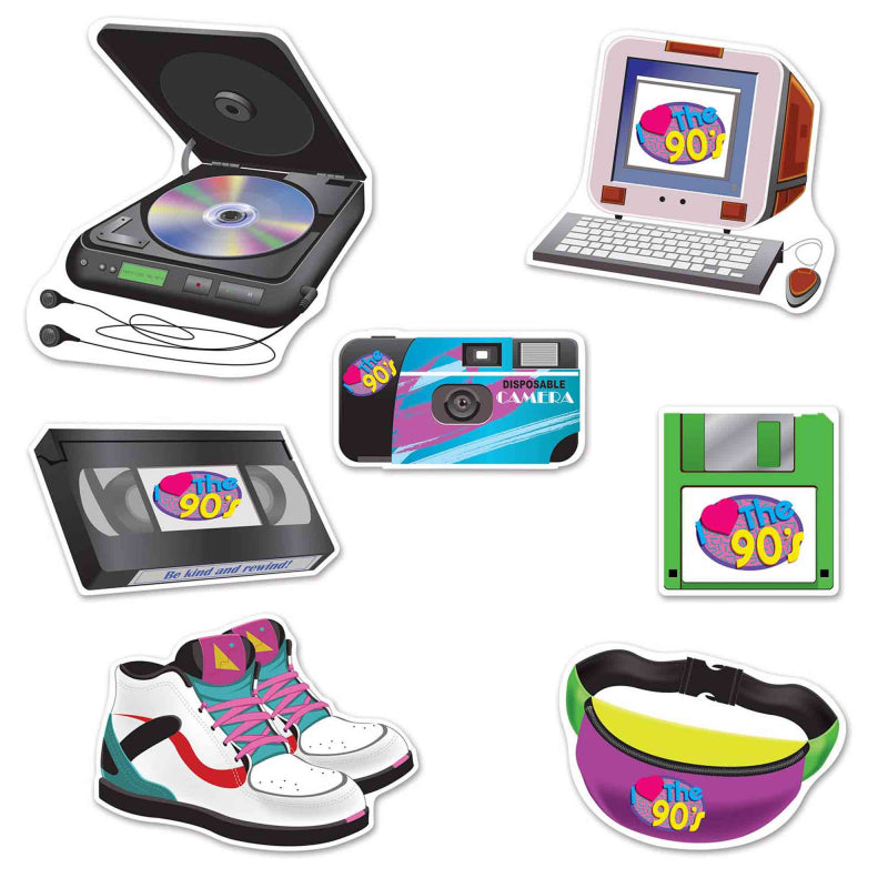 90s Cutouts retro party decoration Australia