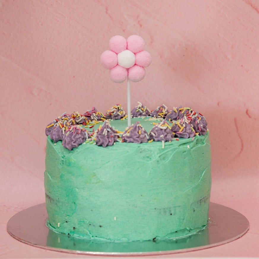 pink daisy cake decoration for birthdays baby showers cake supplies