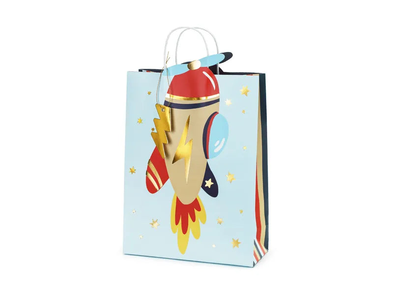 boys airplane gift bag – children’s party favour bag australia