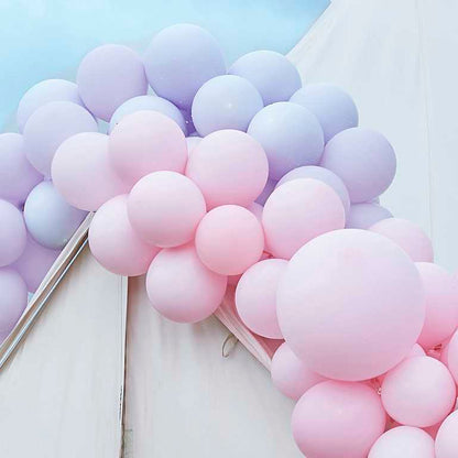 Pink purple balloon garland backdrop for baby shower birthday wedding supplies