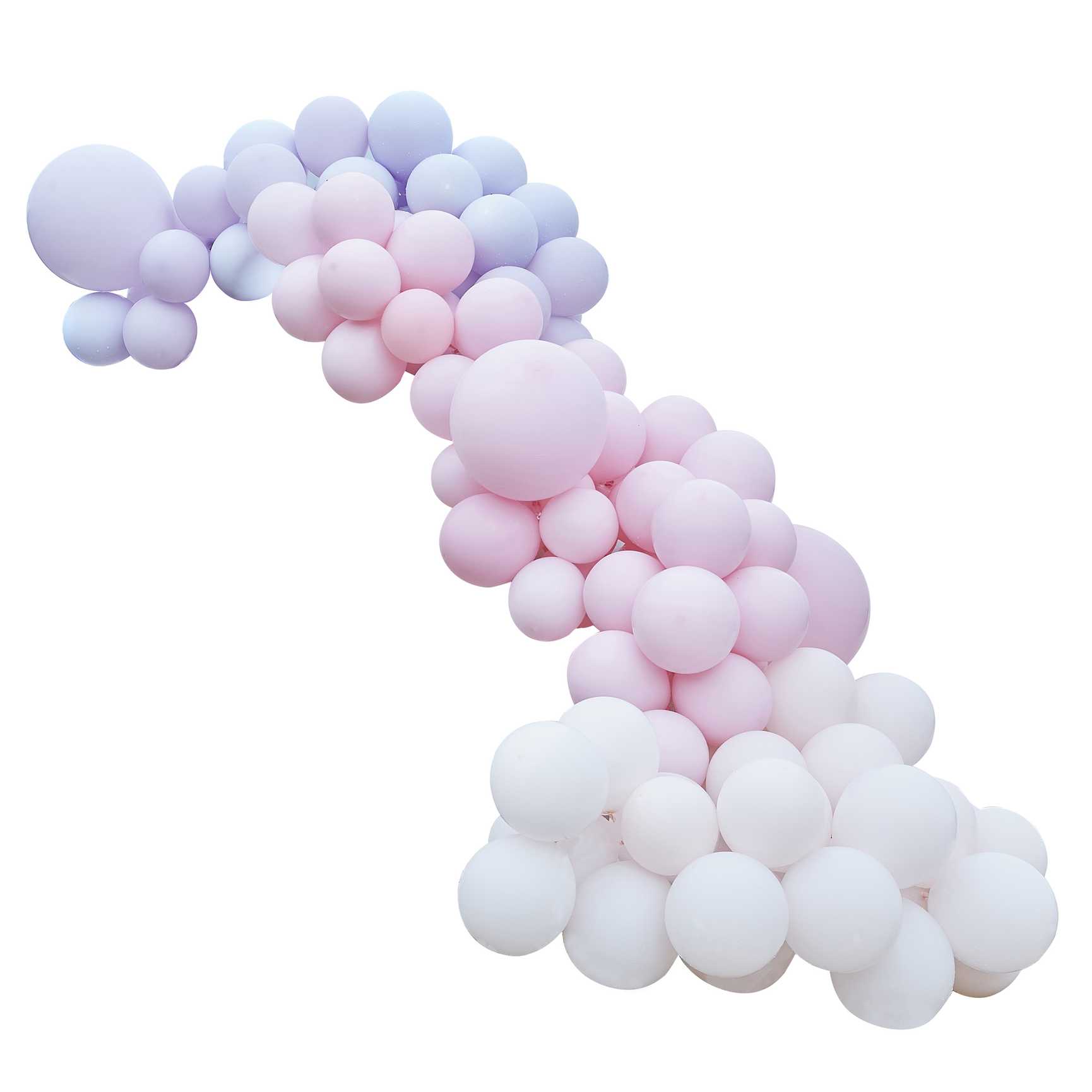 Pastel balloon arch kit neutral party décor for kids birthday and showers