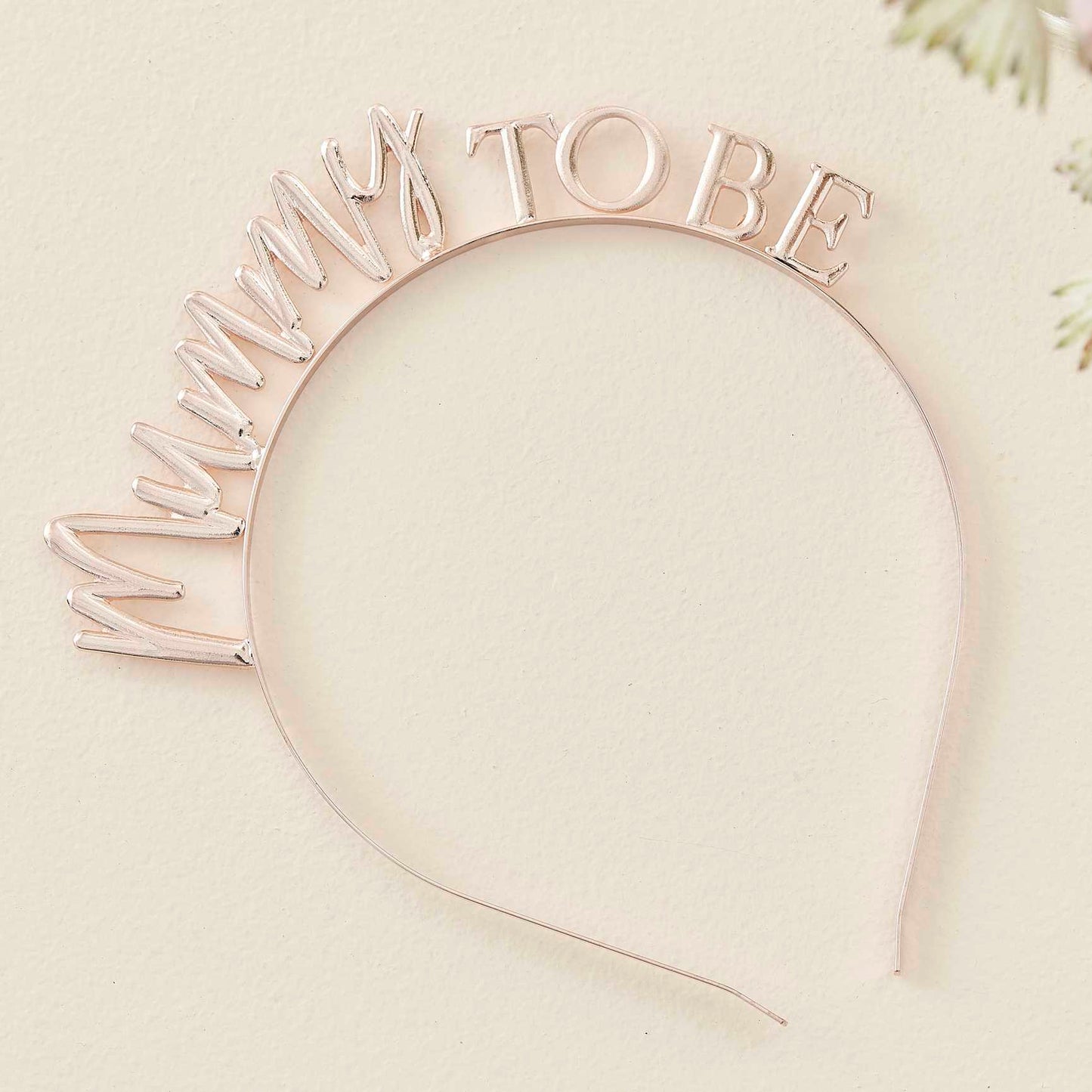 Rose Gold Mummy To Be Baby Shower Headband Crown - party supplies and decorations from Party & Pout Australia