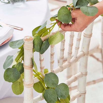 lifelike eucalyptus vine garland wedding arch decoration rustic greenery party supplies