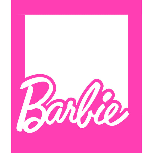 Barbie Party Photo Booth Prop Frame - party supplies and decorations from Party & Pout Australia