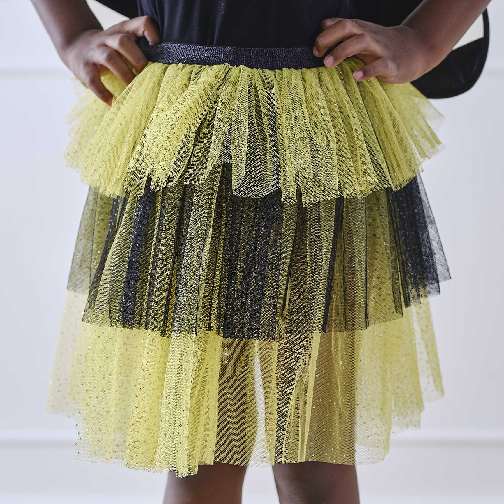 Bumble Bee Kids Costume Tutu Skirt - party costumes and dress ups from Party & Pout Australia
