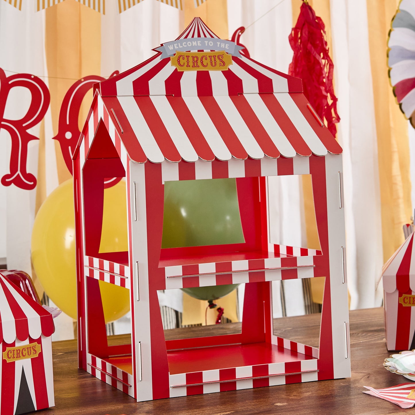 big top circus snack stand – kids birthday carnival party supplies Australia