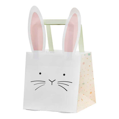 paper Easter treat bag bunny design for holiday parties