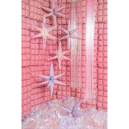 pink foil balloon backdrop curtain – party wall decoration australia
