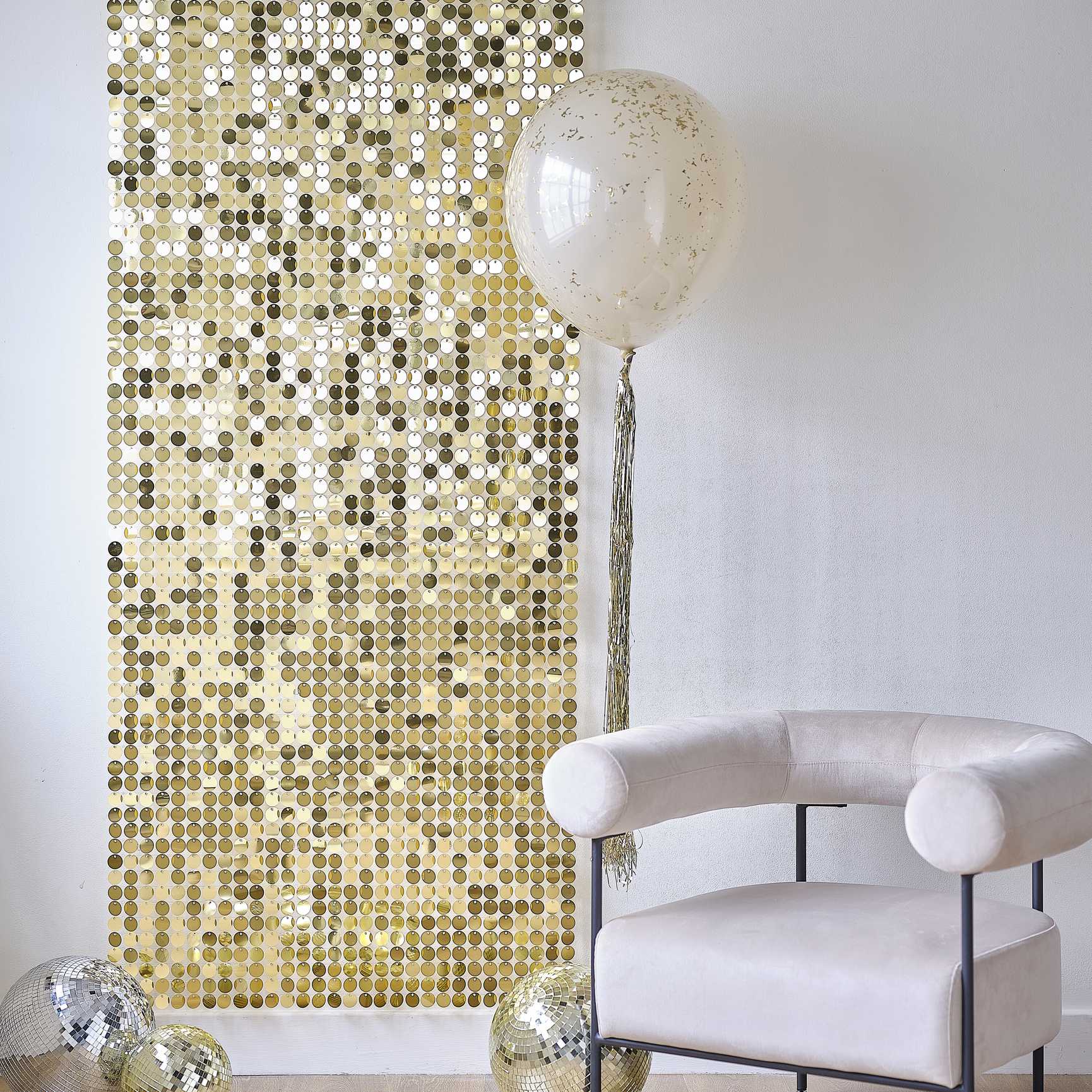 Gold Shimmer Backdrop Wall Panels - party supplies and decorations from Party & Pout Australia
