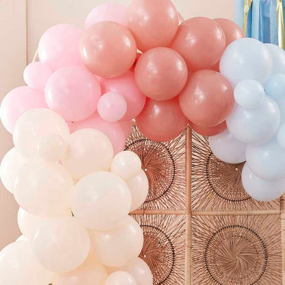 pastel balloon garland kit soft colour balloons party background decor