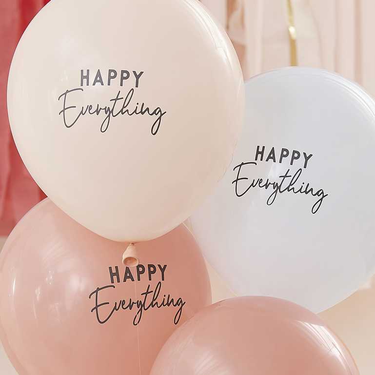 pastel latex balloons happy everything birthday shower balloons kids party décor