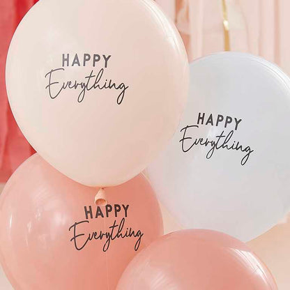 pastel latex balloons happy everything birthday shower balloons kids party décor