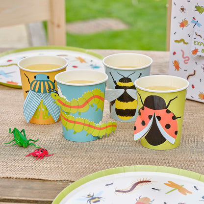 Insect & Bugs 3D Pop Out Paper Birthday Party Cups - party cups and drinkware from Party & Pout Australia