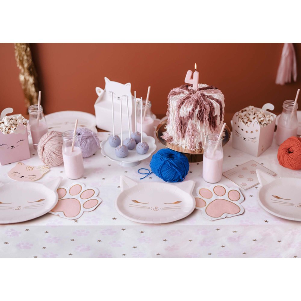 pink kitty snack boxes – girls party treat and popcorn boxes australia