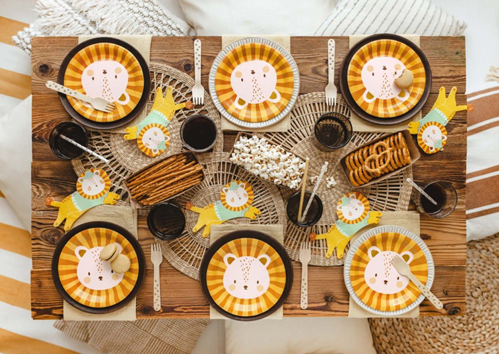 circus party lion napkins – children’s table decorations australia