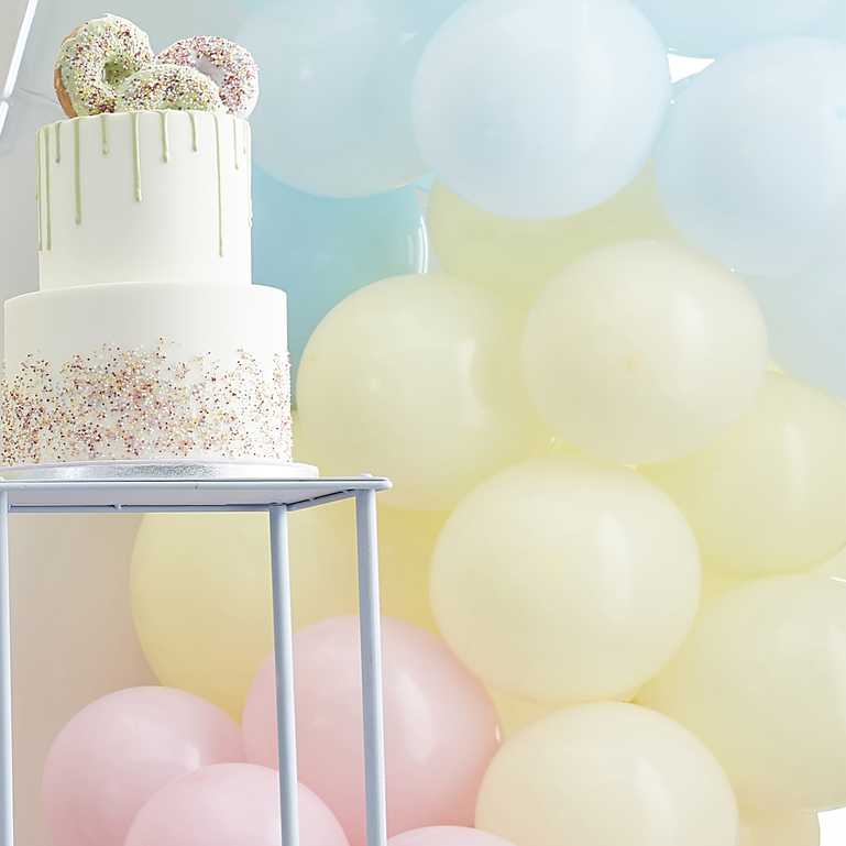 DIY pastel balloon arch kit for birthdays and baby showers
