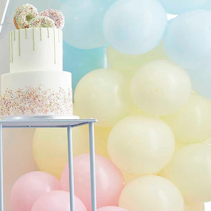 DIY pastel balloon arch kit for birthdays and baby showers