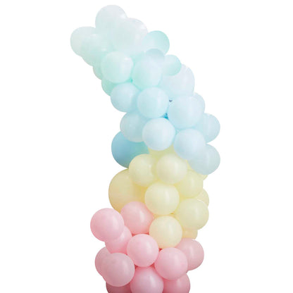 Soft pastel balloons arch party supplies birthday party décor
