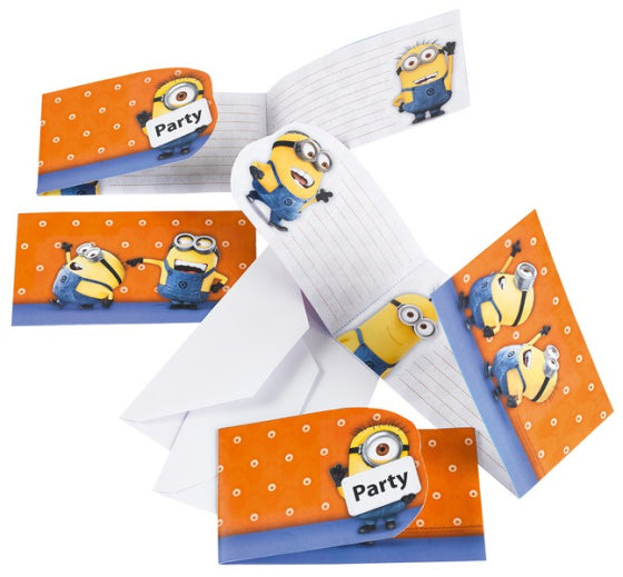 Minions birthday party invitations – kids party supplies australia