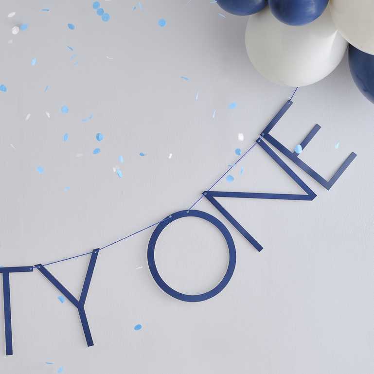 21st birthday milestone balloon banner navy balloons