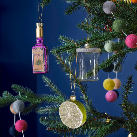 Novelty Tequila Hanging Christmas Tree Ornament - Christmas party decorations and tableware from Party & Pout Australia