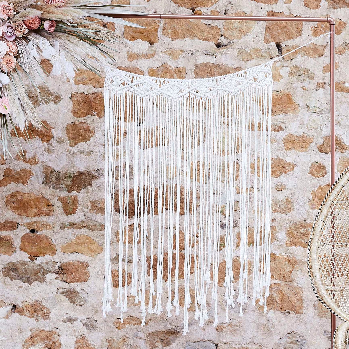 Macrame Boho Wall Hanging Backdrop - party supplies and decorations from Party & Pout Australia