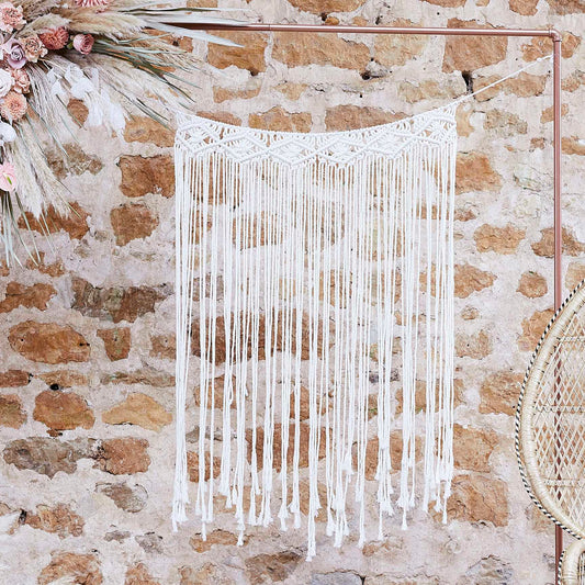 Macrame Boho Wall Hanging Backdrop - party supplies and decorations from Party & Pout Australia
