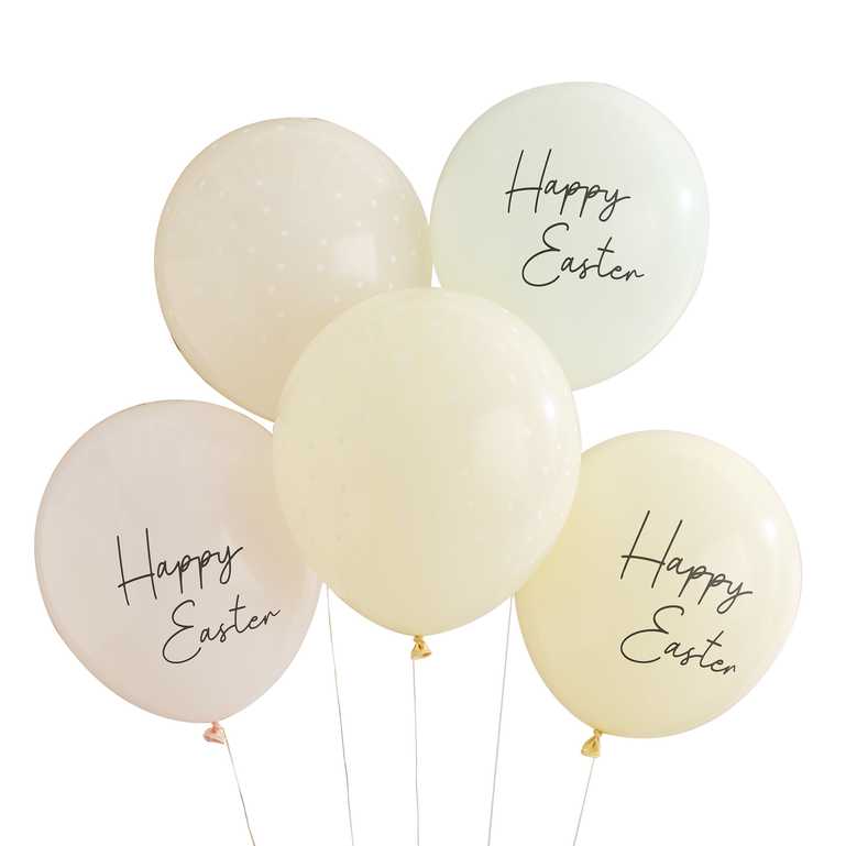 pastel balloon set for Easter egg hunt and holiday décor