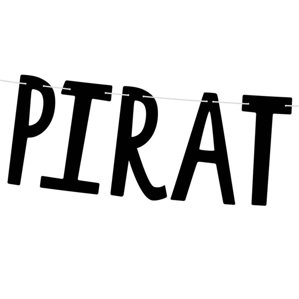 Kids pirate party banner decoration – 1 metre pirate theme bunting for birthdays Australia